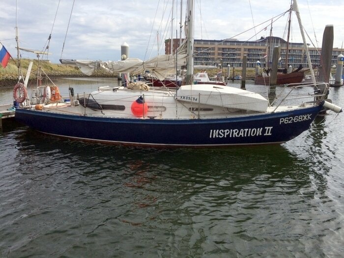 Яхта калининградца в порту Юмайден, Нидерланды | Фото: архив Владимира Маратаева