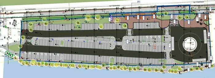 Эксперты разрешили строить парковку для автобусов и машин возле Южного парка - Новости Калининграда | Эскиз: пресс-служба администрации Калининграда