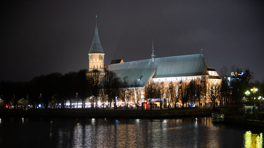В Новый год на фасаде Кафедрального собора покажут лазерное шоу   - Новости Калининграда | Фото: архив «Клопс»