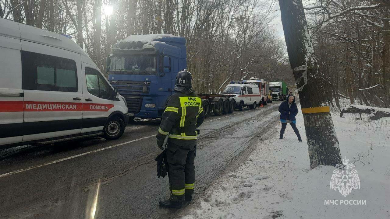 На балтийском шоссе лоб в лоб столкнулись два автомобиля, среди  пострадавших — двухлетняя девочка (фото) - Новости Калининграда