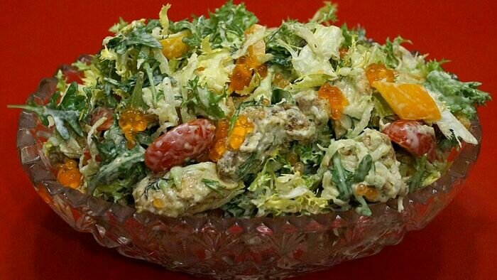 Новогодняя подборка: 6 праздничных салатов, которые задобрят Зелёного Дракона  - Новости Калининграда
