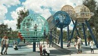 Космический музей, экотропа и сцена: Кропоткин — о том, как будет выглядеть парк Гагарина после благоустройства (эскизы)