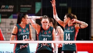 Волейболистки калининградского «Локомотива» победили казанский «Динамо-Ак Барс» и сравняли счёт в финале Суперлиги