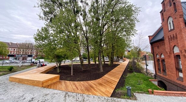 В Калининграде появилась новая смотровая площадка с видом на Рыбную деревню (фото)
