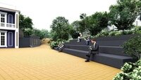 В Янтарном занялись преображением Парковой площади, которая станет похожей на амфитеатр (эскизы) 