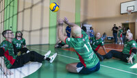 Волейбол сидя: в Гурьевске представили первую региональную команду по адаптивному виду спорта (фоторепортаж)