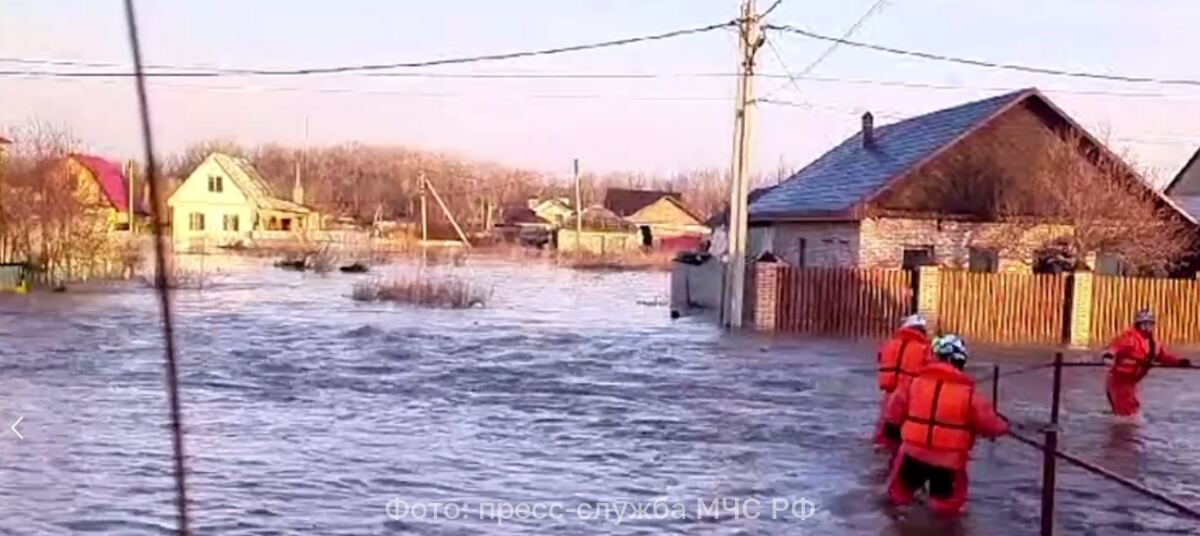 Новый прорыв дамбы в орске