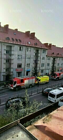 Пожар произошёл в доме на ул. Горького  | Фото: очевидец 