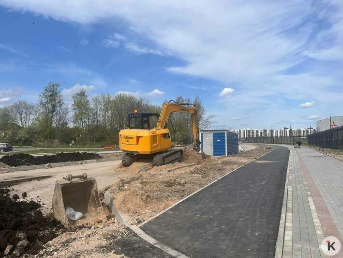 Одна дорога почти готова, вторую держим в уме: как идёт строительство магистралей в районе Артиллерийской (фото и схема) - Новости Калининграда | Фото: «Клопс»