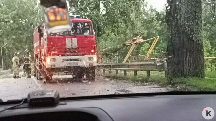 Сотрудники МЧС помогли справиться с последствиями шторма | Фото: очевидец