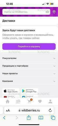 Калининградцы пожаловались на сбой в работе маркетплейса Wildberries (фото)  - Новости Калининграда | Фото: Светлана