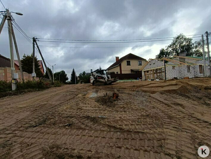 В Калининграде на улице Изумрудной уничтожили зелень (фото) - Новости Калининграда | Фото: очевидец