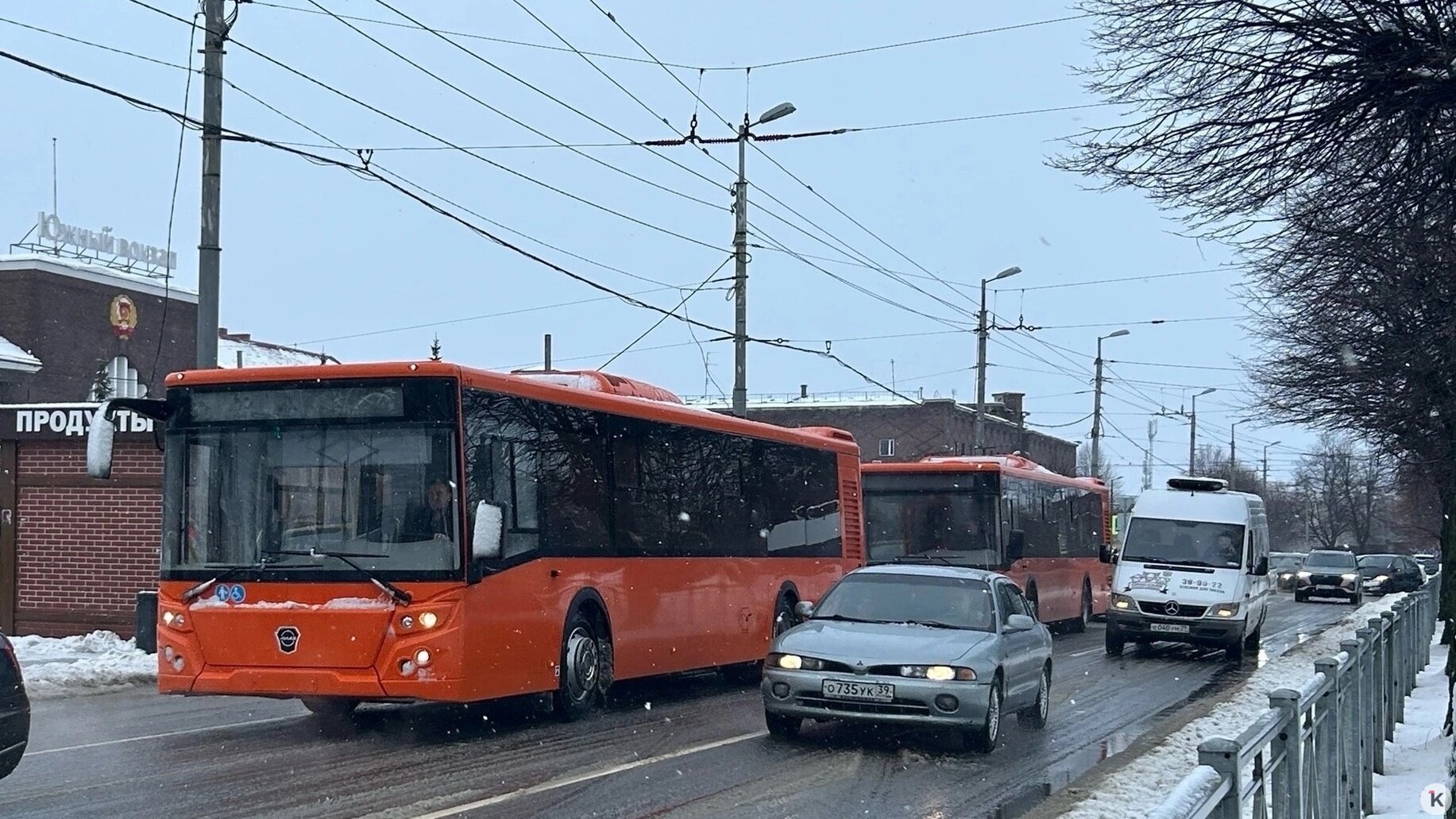 Едут своим ходом по городу до парка: в Калининград прибыла партия новых  автобусов ЛиАЗ (фото) - Новости Калининграда