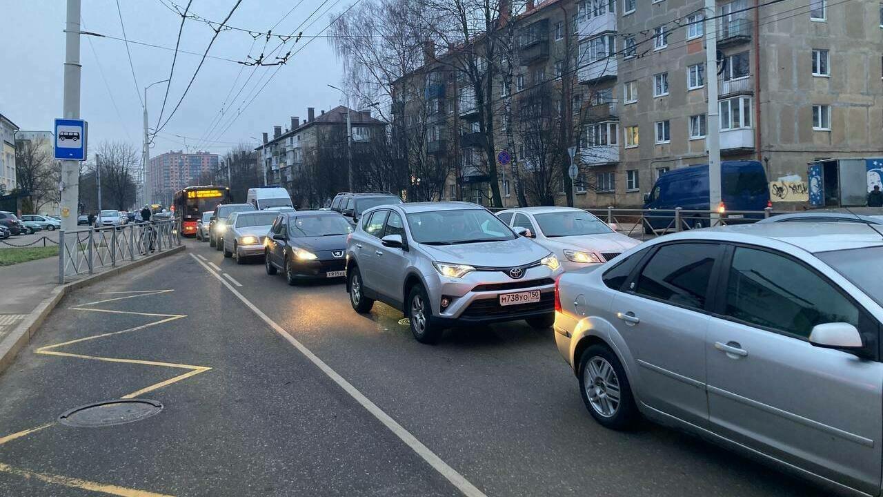 Ситуация — 5 баллов: карта пробок в Калининграде на утро среды - Новости  Калининграда