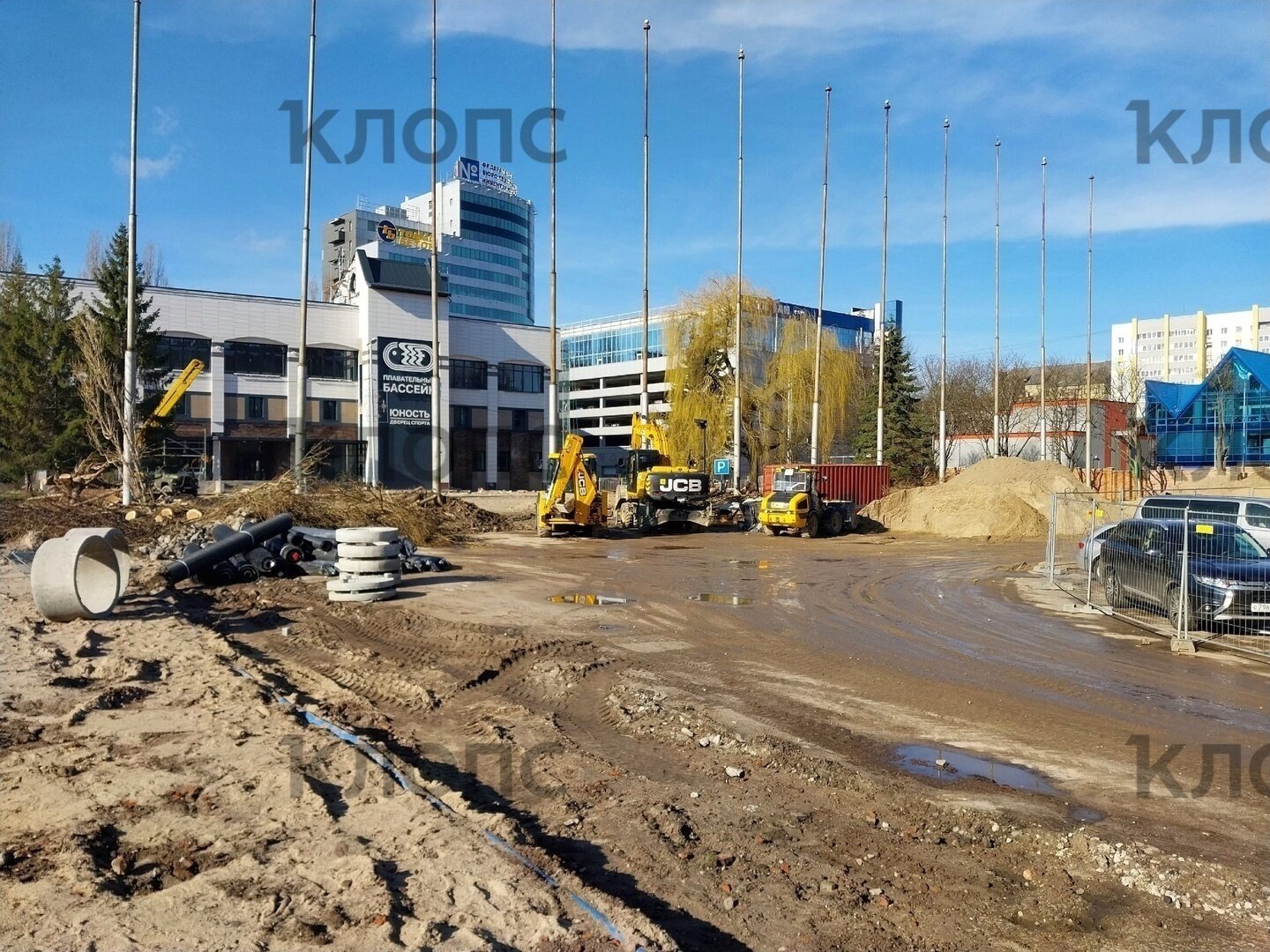 У «Юности» началась реконструкция парковки, которая после ремонта станет  платной - Новости Калининграда