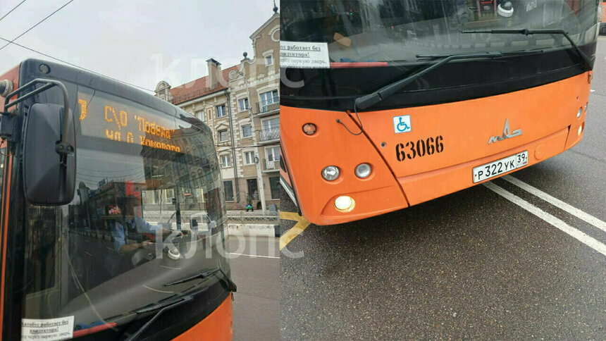 «Калининград-ГорТранс» ответил пассажиру, который сел в автобус №7, но поехал по 33-му маршруту - Новости Калининграда | Фото: архив «Клопс»