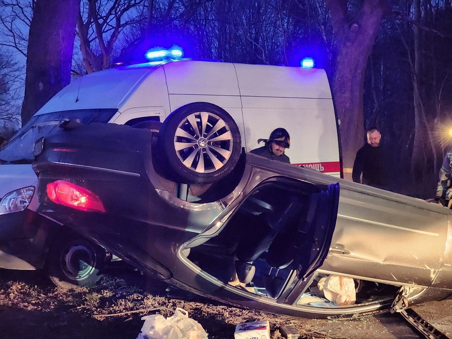 Машина перевернулась»: в Балтийске произошло ДТП (фото, видео) - Новости  Калининграда