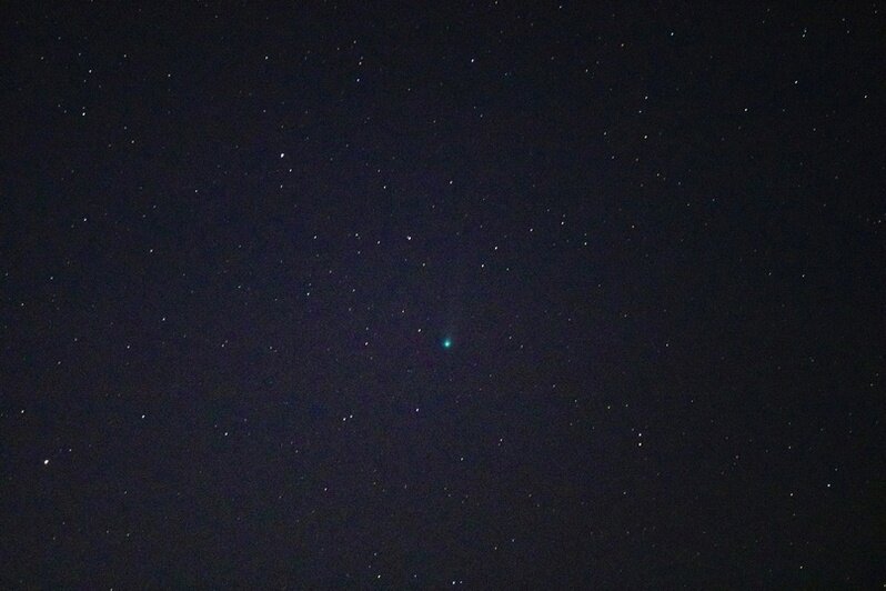 Комета 12P/Pons-Brooks в небе над Калининградской областью | Андриана Романова, Антон Лев 