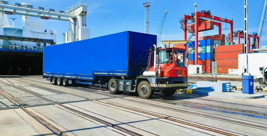 В марте доля автомобилей, перевозимых паромами из Балтийска в Усть-Лугу ...