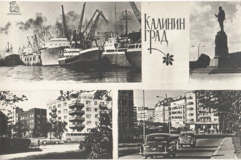 В госархиве показали, как выглядел Калининград на видовых открытках 1960-х  - Новости Калининграда | Фото: госархив