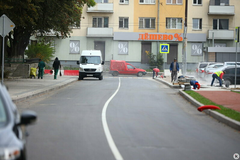 Ловушка для удара в лоб: в Калининграде на Павлика Морозова появилась противоречивая разметка - Новости Калининграда