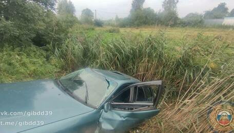 Под Правдинском автомобиль Audi съехал с дороги, пострадали четыре человека  