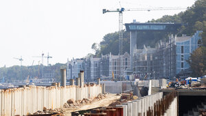 В Светлогорске ищут подрядчика, который сможет закончить реконструкцию променада 