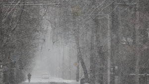 Циклон из западной Европы приготовил калининградцам на пятницу салат из снега, дождя и ледяной крупы