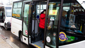В Калининграде маршрутки начнут менять на более вместительные автобусы