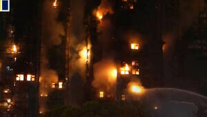 СМИ опубликовали хронологию ужасающего пожара в Гонконге: зрелище не для слабонервных (видео)