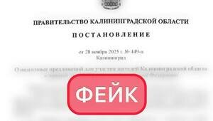 В Калининградской области в интернете начали распространяться новые фейки от имени губернатора