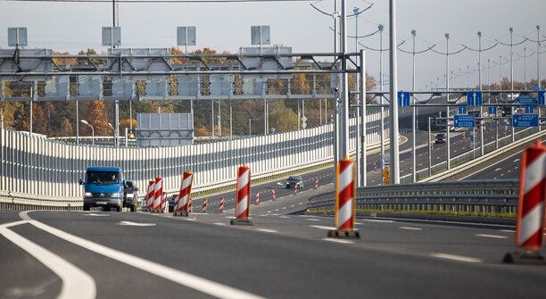 На окружной Калининграда камера стала ловить пикапы, микроавтобусы и грузовики 
