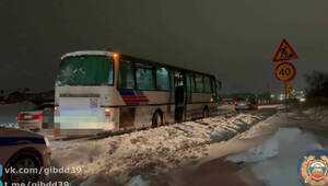 В Калининграде скончался один из пешеходов, сбитых автобусом на окружной   