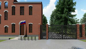 При ремонте улицы Галицкого в Калининграде сохранят часть кирпичного забора XIX века (эскизы) 