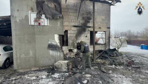 «Жена и сын угорели в обнимку»: хозяин сгоревшего под Калининградом дома рассказал, как пытался спасти семью   