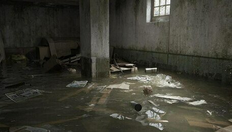 Воды по пояс, а реакции нет: жители дома на Нарвской двое суток живут с затопленным подвалом (видео)