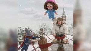 Калининградец вместе с 5-летней дочкой создали мультик, в котором спасают город от снега (видео)  