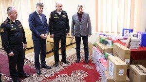 Андрей Кропоткин посетил военно-морской госпиталь, где лечатся участники спецоперации 