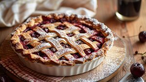 Воздушное облако и вишнёвая река: рецепт пирога, который тает во рту