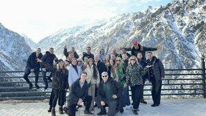 Ансамбль песни и пляски Балтфлота устроил флешмоб на Тянь-Шане (видео) 