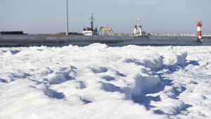 Из-за льда в Финском заливе задерживаются суда на калининградском направлении