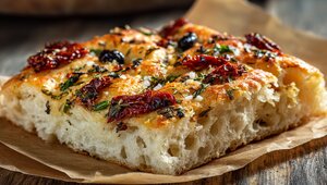 Аромат, от которого слюни текут рекой: кулинары раскрыли секрет воздушной фокаччи с томатами и оливками 