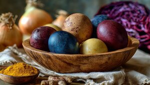 Магия природных оттенков: 5 народных способов покрасить яйца на Пасху  