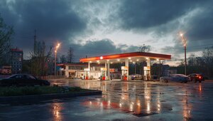 «Не хотим работать ценой своей жизни»: атмосфера на АЗС в Балтийске, где напали на оператора, остаётся нервной (фото)  