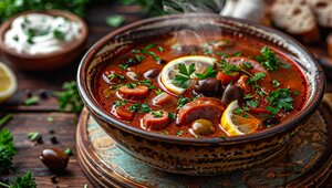 Вся семья боролась за последнюю маслинку: домохозяйки раскрыли рецепт наваристой солянки с копчёными рёбрышками  