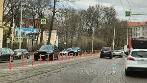 Опасный разворот на проспекте Мира в Калининграде перенесли после серии ДТП