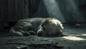 Сначала выла, потом могла только скулить: в Советске собаку закрыли в гараже, где она провела больше двух недель  