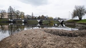 Показалось дно и залежи ила: в Калининграде сильно обмелело Нижнее озеро (фото)  