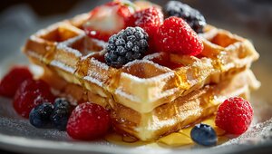 Соседка в слезах умоляла раскрыть ей секрет этого блюда: готовим дома нежные бельгийские вафли с сюрпризом