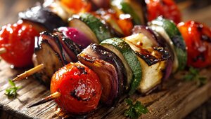 Разлетелись с шампуров быстрее мяса: как вкусно пожарить на мангале овощной шашлык 